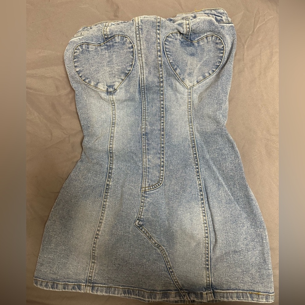 Forever 21 Light Blue Denim Dress